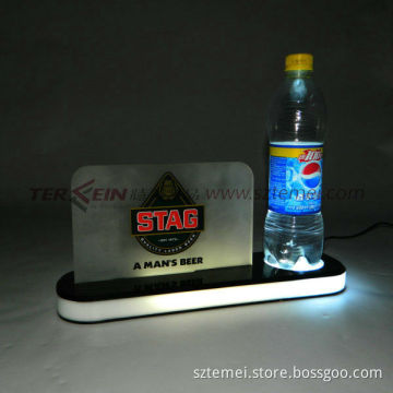 acrylic led wine bottle display led wine display stand